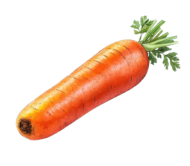 carrot vector illustration on transparent background