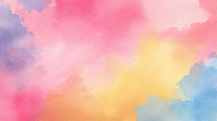 Light Watercolor Texture Background with Soft Pastel Colors