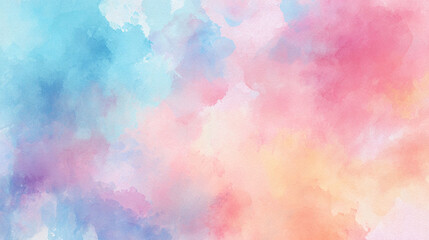 Light Watercolor Texture Background with Soft Pastel Shades