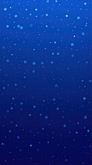 Obraz premium Night sky, many small stars, gradient blue