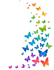 Colorful butterfly design