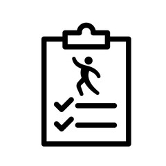 Therapeutic Dance Plan Line Icon of Dance Therapy Icon Set