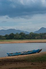 boat on the lake