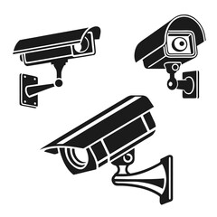 Security Camera Icon set vector Illustration design.