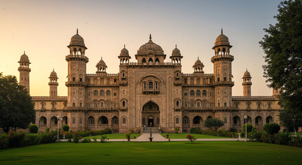 Fototapeta premium Majestic palace India architecture building facade