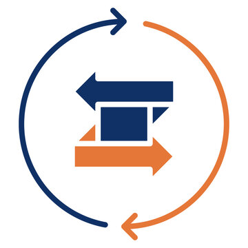 Equivalent solid color icon