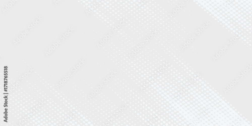 Wall mural vector dot white gray wave light technology texture background. abstract big data digital concept ar