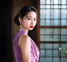 korean beautiy girl, woman with k-beauty make up style, k-beauty make up style face, beautiful korean girl, beautiful korean woman, woman, beauty, fashion, 한국미인, 결혼, 웨딩 드레스