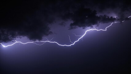 Lightning under the night