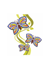 Butterflies pattern.ai