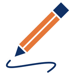 Illustration solid color icon