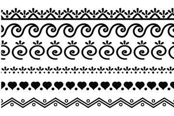 Black ornament brush