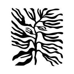 Hand Drawn Minimal Abstract Organic Shape