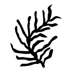 Hand Drawn Minimal Abstract Organic Shape