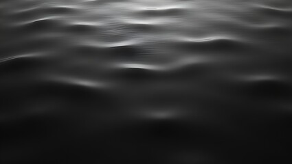 Obraz premium Black-to-grey monochrome gradient featuring horizontal glass ripple effects. A sleek, smooth texture ideal for modern minimalist visuals