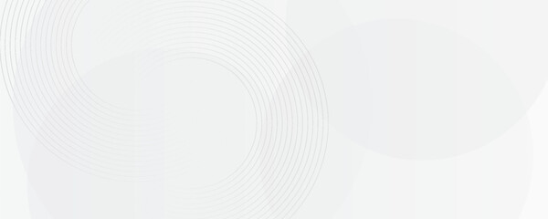 White geometric abstract background overlap layer on bright space with lines effect decoration.