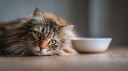 young boy with terrified expression stands in front of solid clean background
