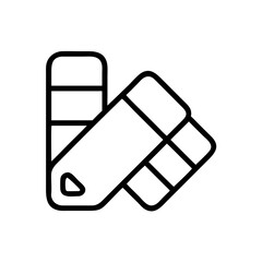 Vector art of color palette for graphic design and decoration