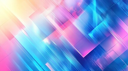Abstract vibrant geometric shapes, digital art, colorful background, modern design, potential use as wallpaper or website backdrop