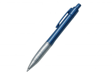 Blue ballpoint pen for writing, studying, office work, signing documents, school, and business communication resources