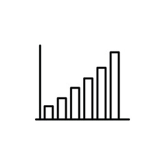 Business Analytics Outline Icon illustration