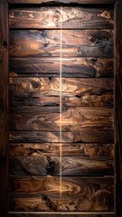 Rustic Wooden Planks with Light Beam A Textured Background.