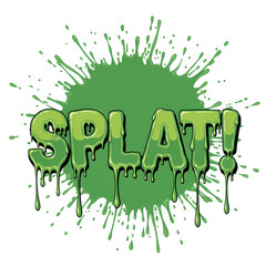 Glossy Green 'Splat!' Slime Sound Effect