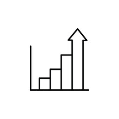 Business Analytics Outline Icon illustration
