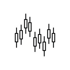 Business Analytics Outline Icon illustration