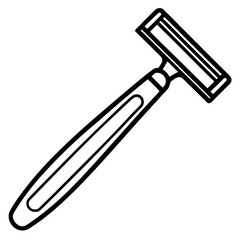 Minimal Razor Icon Vector | AI Graphics Design File for Microstock Download