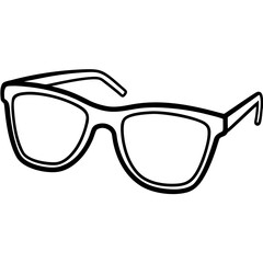 Download a stylish sunglasses icon vector AI design file, perfect for digital projects, branding, fashion themes, and microstock graphics.