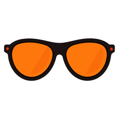 Download a stylish sunglasses icon vector AI design file, perfect for digital projects, branding, fashion themes, and microstock graphics.