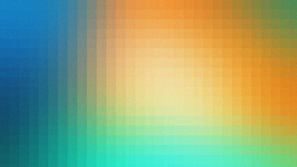 Retro Pixel Gradient Abstract Background with Vibrant Colors
