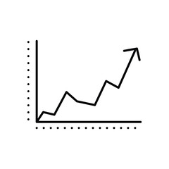 Business Analytics Outline Icon illustration