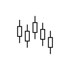 Business Analytics Outline Icon illustration