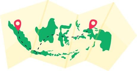 Flat Travel Character Illustration