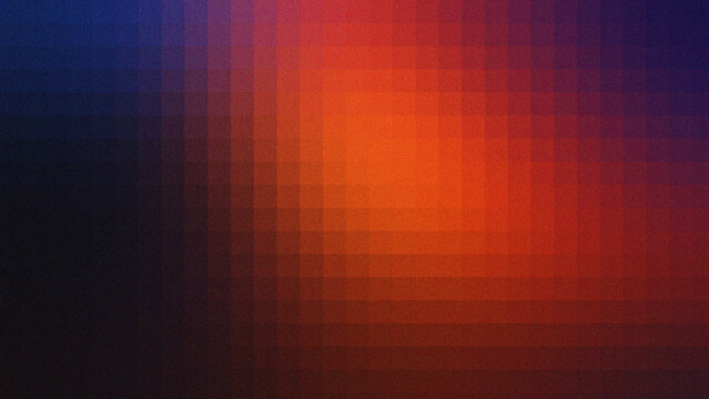 Colorful Mosaic Gradient Background with Grainy Noise Effect
