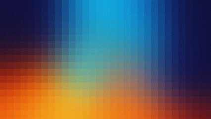 Colorful Mosaic Gradient Background with Grainy Noise Effect
