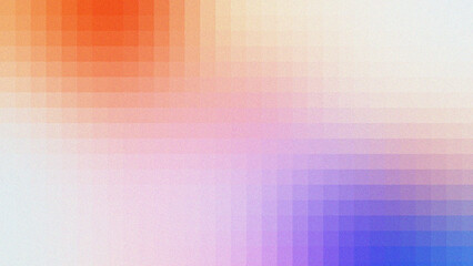 Vibrant Aurora Borealis Pixelated Gradient Background Design
