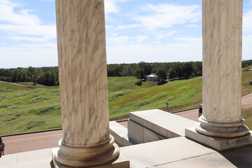 View of Battlefield from Illinois Monument in Vicksburg National Military Park