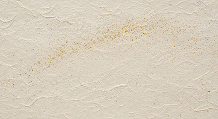 Fototapeta premium Subtle textured paper with faint floral imprint and stains