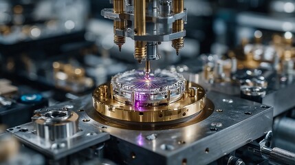 Hyper-precise time dilation measurement labs using quantum clocks and gravitational shift sensors operated by AI for interstellar navigation accuracy and scientific breakthroughs.