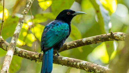 Bird perched on a branch