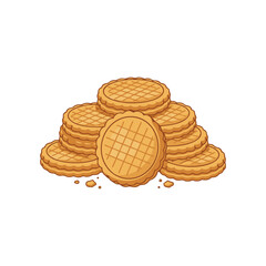 cookies isolated on white background