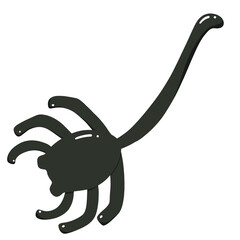 Halloween spider. Holiday cartoon character collection for celebration design. Spooky cute illustration.