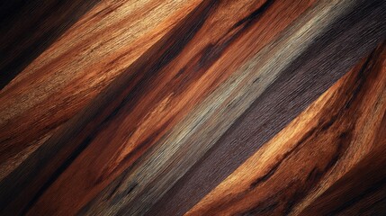 Wood grain planks with varying colors angled diagonally creating a textured natural pattern