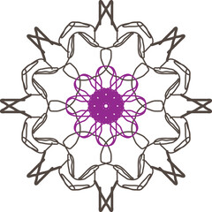 Fototapeta premium Abstract flower pattern design for your business