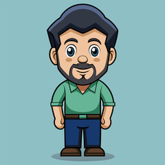 Human 3D Cartoon, Abstract, Minimal 3D Character. Minimal 3D Cartoon Human Character – Cute Abstract Figure for Web, App, Branding and Social Media.