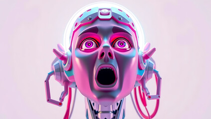 pink skull with wings