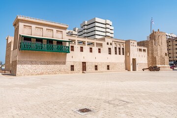 Sharjah Fort in Sharjah, UAE. It is known as Al Hisn.	